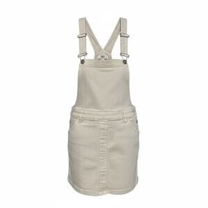 True Craft Girls Overall Dress Light Beige / Stone – Adjustable Straps Size 12